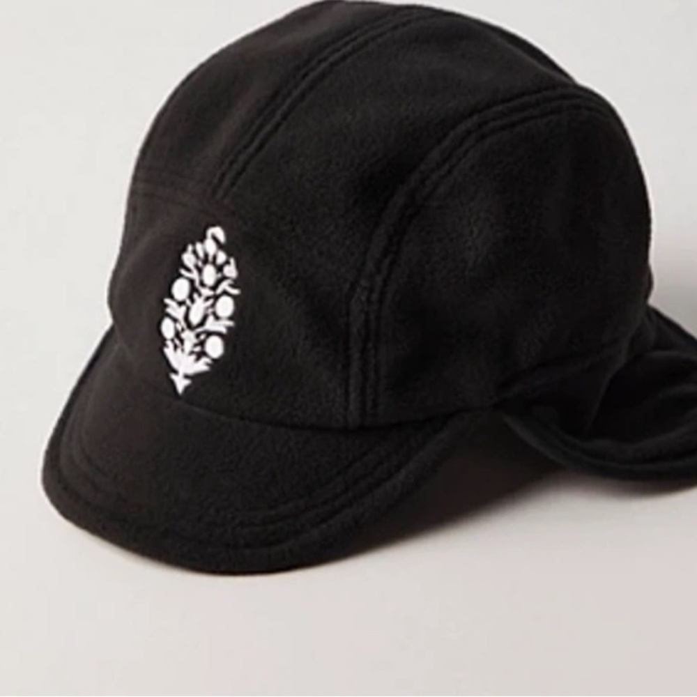 Free People Movement Buti Fleece Earflap Ball cap NWOT